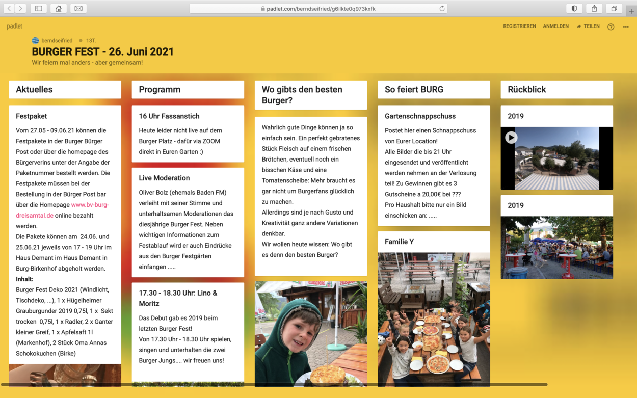 Link zum interaktiven Padlet Link zum interaktiven Padlet