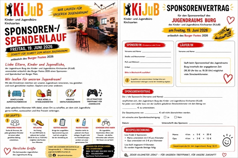 Flyer Sponsorenlauf